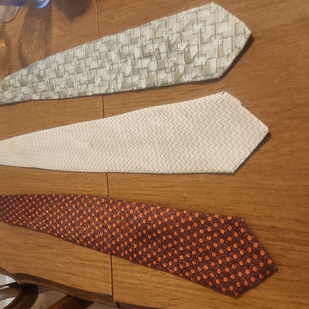 Three ties by Ermenegildo Zegna
